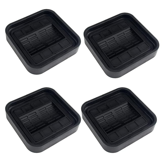 Tapones de cama y copas para muebles, paquete de 4 ruedas de goma de primera calidad, tapones para ruedas de muebles que se adaptan a todas las ruedas BLESIY Tapones de rueda