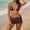 Purple, variant on Women's Sexy One Piece Swimsuit Single Strap Bare Back Openwork Straps Monokini Modest Bathing Suit Beachwear for Women Blue S