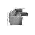 thumbnail image 2 of SALA ROMA IZQUIERDA LINO GRIS, 2 of 3