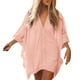 thumbnail image 1 of ¡Rebajas! Traje de baño Prolriy para mujer, traje de baño de playa, bikini, traje de baño, vestidos playeros extragrandes, rosa, talla única., 1 of 8