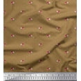 thumbnail image 1 of Soimoi Cotton Voile Fabric Boxes,Leaves & Rose Floral Decor Fabric Printed Yard 56 Inch Wide, 1 of 1