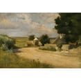thumbnail image 2 of Karl Maria Thuma 24x18 Gold Ornate Framed and Double Matted Museum Art Print Titled - At the Edge of a Village, 2 of 4