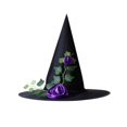 thumbnail image 2 of Halloween Pointed Witch Hat, Lightweight Wizard Headwear Accessory, Ideal for Halloween Themed Parties, Evening Gathering, Photo Shoot, Festival Outfit and Holiday Dress Up Supplies B, 2 of 10