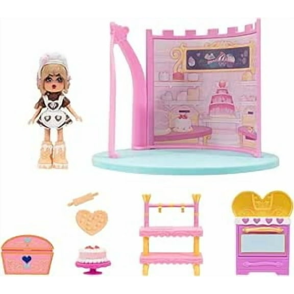 Royale High Baking Class Playset - 1 Doll, 6 Accessories - Fits Inside Castle Playset - Virtual Item Code Included - Ages 5