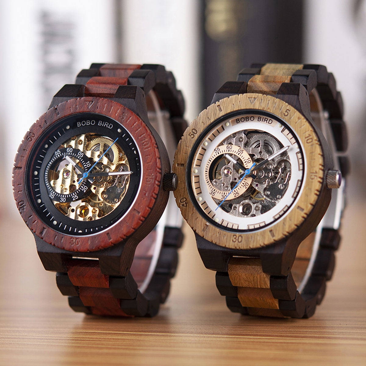 BOBO BIRD Automatic Mechanical Luxury Wooden Watch UK Ubuy