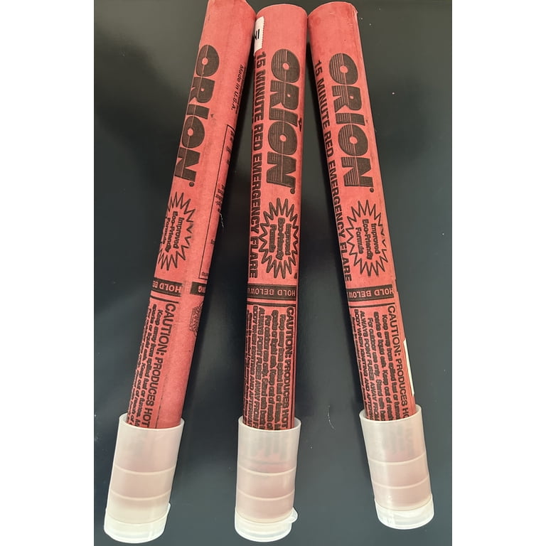 Orion, 15 Min Road Flares, 315363, 3 Pack 15 Min Flare Set
