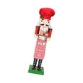 thumbnail image 1 of Nutcracker Ornament Painted Classic Home Decor Festival Props Party Favors Chef, 1 of 9