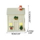 thumbnail image 3 of Casita de Cerámica Hueca, Decoración Navideña con Luz Led, Pequeño Regalo | Diseño de Copo de Nieve/Árbol de Navidad | Luz Amarilla Cálida | Luz Nocturna de Mesilla | Esmalte de Porcelana Cocida a Al, 3 of 7