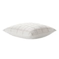 thumbnail image 3 of My Texas House 20" x 20" Ivory Woven Plaid Decorative Pillow Cover, 3 of 5