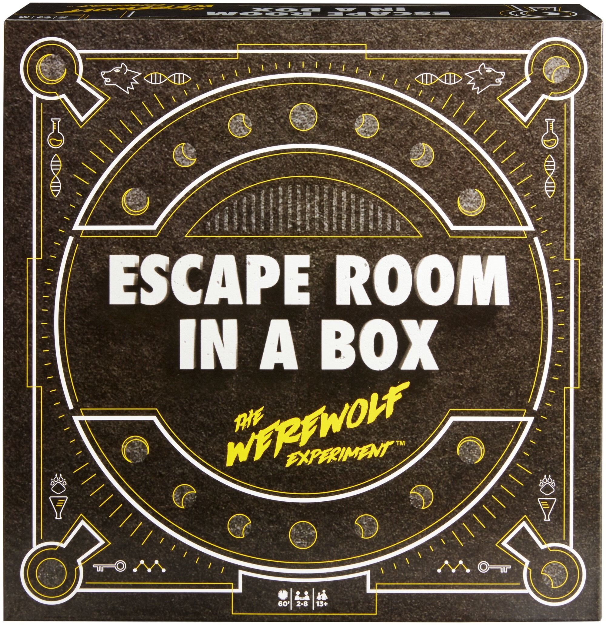 Escape Room in a Box The Werewolf Experiment for 2-8 Players Ages 13Y+