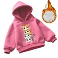 thumbnail image 3 of FUZHIQ Girls Oversized Hoodies Fleece Pullover Sweatshirts Kids Fashion Casual Outfits Fall Winter Clothes for 4-5 Years, 3 of 8