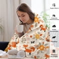 thumbnail image 2 of Yibo Cute Cat Blanket Flannel Soft and Comfortable Anti-static Bed Sofa Blanket, 2 of 9