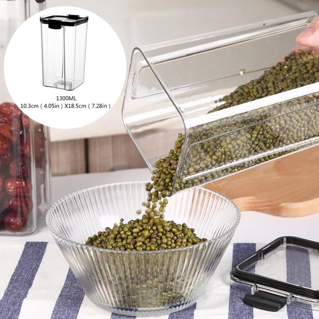 Oleegame 1PC Produce Storage Kitchen Storage Box Sealed Food Preservation Plastic Preservation Container Storage Tank Grains Sealed Can