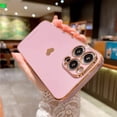 thumbnail image 3 of Compatible with iPhone 14 Pro Max Case Luxury Plating Love Heart Case Soft TPU Silicone Shockproof Camera Protective Cute Case for iPhone 14 Pro Max 6.7" for Women Girl Purple, 3 of 13