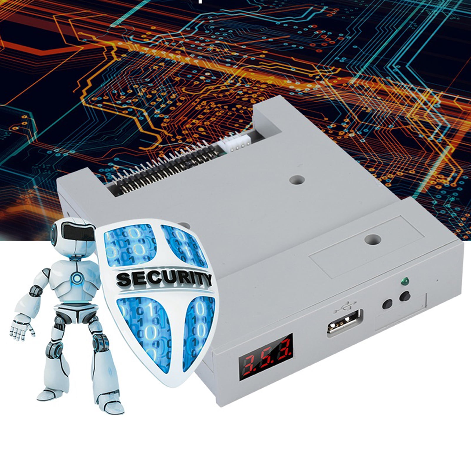 SFR1M44‑U100 3.5in 1.44MB USB SSD Floppy Drive Emulator Plug and Play