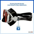 thumbnail image 3 of Dolfino Pro Vega Youth Swim Mask - Red, 3 of 5