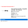 thumbnail image 2 of Front Left Strut Assembly - Compatible with 2008 - 2014 Scion xD 2009 2010 2011 2012 2013, 2 of 2