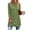 Army Green, variant on Solid Tunic Top for Women, V-Neck 3/4 Sleeve Pullover Shirt - Loose Fit Casual Long Blouse with Side Slits Pink XL