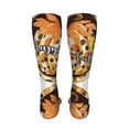 thumbnail image 6 of Honeii Fall Farmhouse Pumpkins Print Calf Socks Sports Socks Seamless Toe, Trouser Socks,Knee High Long Socks for Women and Men-One Size, 6 of 8