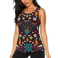 thumbnail image 2 of Haiem Colorful Mexican2 Workout Tank Tops for Women, Athletic Sports Slim-Fit Tank Tops, Compression Sleeveless Dry Fit Shirts,Athletic Shirt-Small, 2 of 9