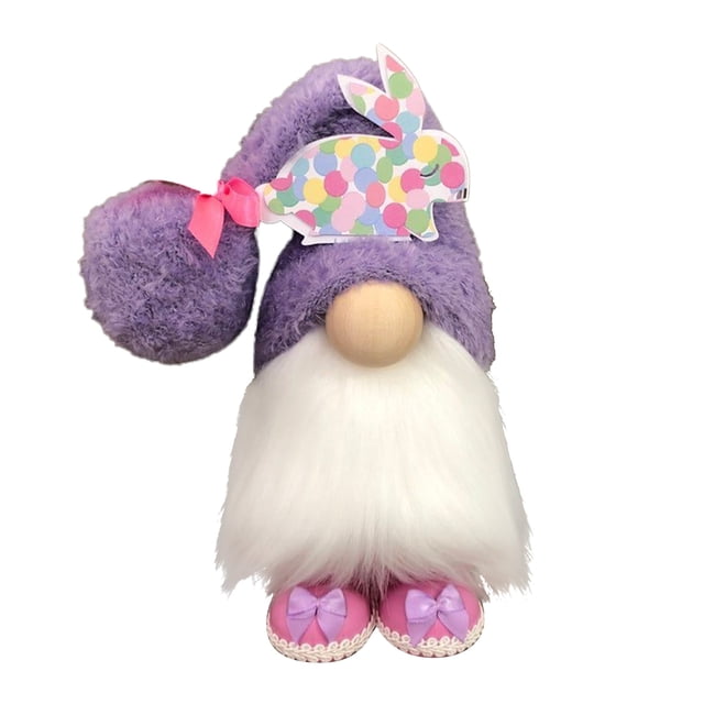 Riforla Easter Decoration Easter Decorative Handmade Plush Handmade Plush Easter Bunny Easter Decoration Rabbit Easter Bunny for Table Decoration B_001