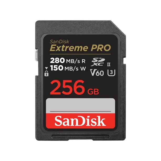 SanDisk 256GB Extreme PRO SDXC UHSII Memory Card SDSDXEP256GGN4IN