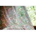 thumbnail image 2 of Abstract Tulle Curtains with Rod Pocket, Exotic Feather Pattern Colorful Design Motifs Dots and Swirls Quills, Sheer Drape for Wedding Party 2 Panels, 7 Sizes, Teal Purple Cream, by Ambesonne, 2 of 3