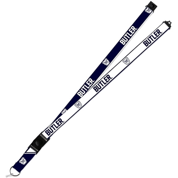 Butler Bulldogs Lanyard Keychain 2-sided Breakaway Clip University