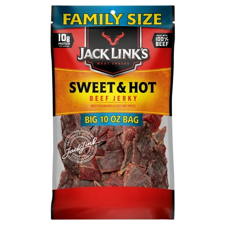 Jack Link's Beef Jerky, Sweet & Hot, 10oz
