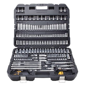 DEWALT Hand Ratchet Wrench Combo, 142-Piece Mechanics Tools Kit