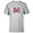 Athletic Heather, variant on Disney Minnie Mouse Daughter Head Icon Magic Family Trip- Short Sleeve T-Shirt for Kids - Customized-White