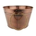 thumbnail image 2 of GET BT-1913-ACPR Copper Beverage Tub with Rope Handles, 4 Gallon, 2 of 2