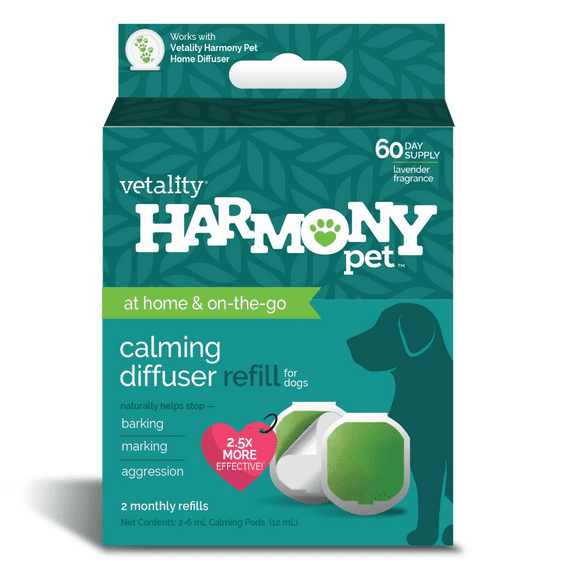 Vetality Harmony Pet Calming Home Diffuser Refills for Dogs 2ct