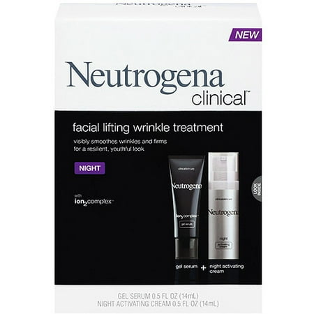 Neutrogena Clinical Facial Lifting Wrinkle Treatment, Night, 1 Kit