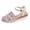 Purple, variant on Espadrilles Wedge Sandals for Women Adjustable Strap Lace Dress Shoes Summer Casual Walking Sandal with Arch Support White - 9