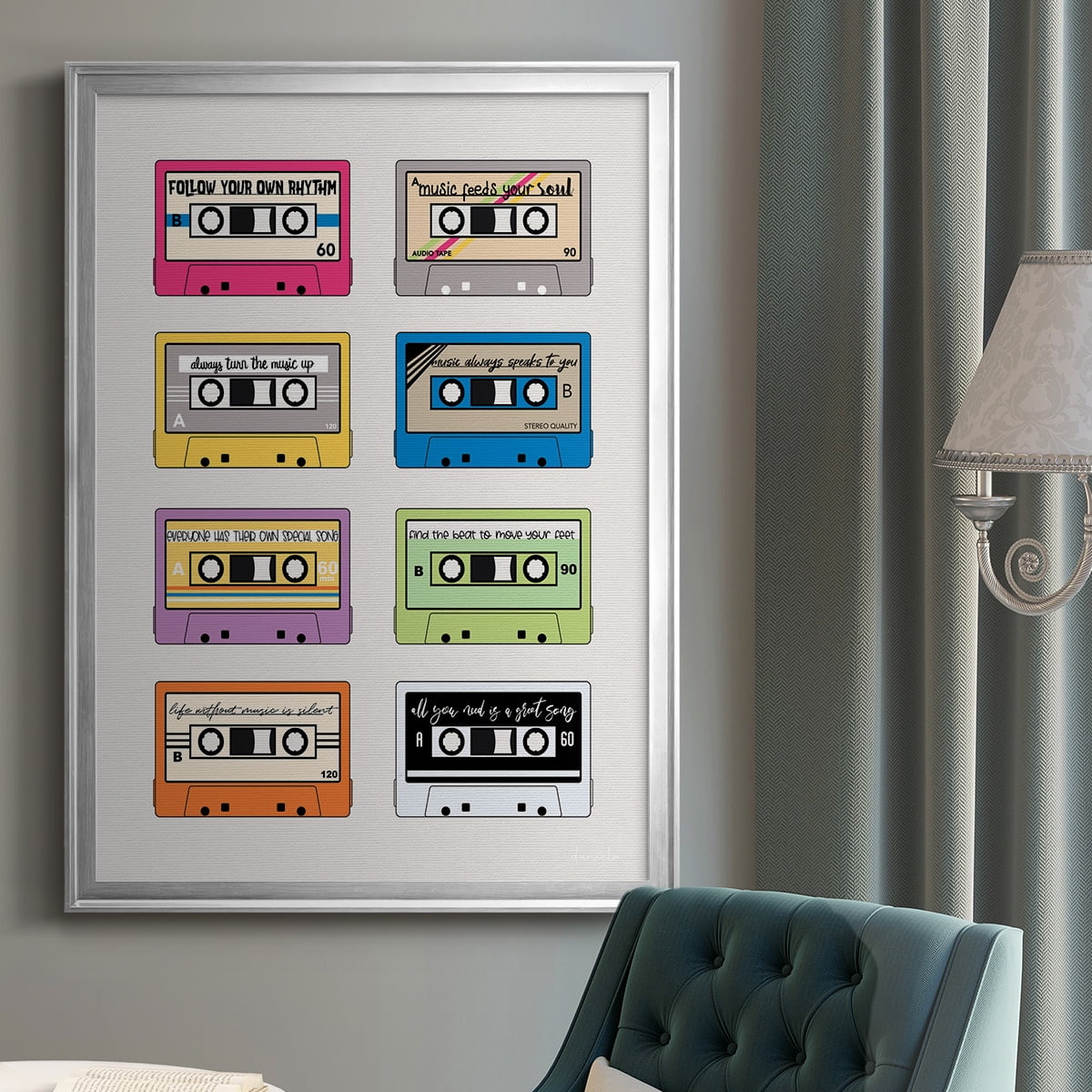 Musical Inspiration Premium Framed Print - Ready to Hang