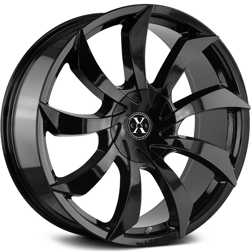 Strada 22" Inch Wheel Rim X01 22x9 15mm 5x115/120 BLACK