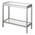 thumbnail image 2 of Evelyn&Zoe Alexis 24" Wide Rectangular Side Table, Satin Nickel, 2 of 8