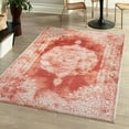 thumbnail image 5 of JONATHAN Y MODERN PERSIAN 5 x 8 Area Rug, Rosalia Cottage Medallion - Peach/Ivory, MDP403F-5, 5 of 11
