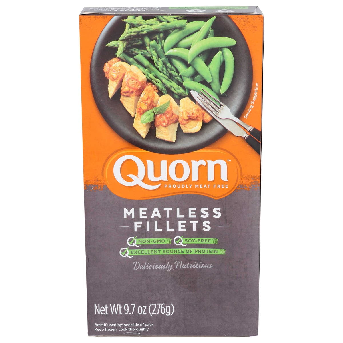 (Pack of 12)Quorn Meatless and SoyFree Chik'n Cutlets, Naked, 9.69