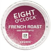 EIGHT O'CLOCK French Roast Dark Roast Coffee Cups, 0.34 oz, 12 ct