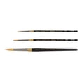 thumbnail image 5 of Kingart Original Gold, 9430 Round Floral Petal Series, Golden Taklon Artist Brush, Set of 3, All Ages, 5 of 7