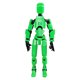 thumbnail image 4 of Figura de acción Dummy 13 Ehuebsd móvil de múltiples articulaciones con impresión 3D Verde Negro, 4 of 6