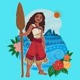 thumbnail image 2 of Girl's Moana 2 Paddle Pose  Graphic T-Shirt, 2 of 3