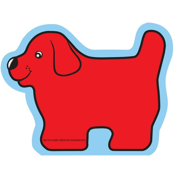 SHAPES ETC. Mini Notepad - Red Dog