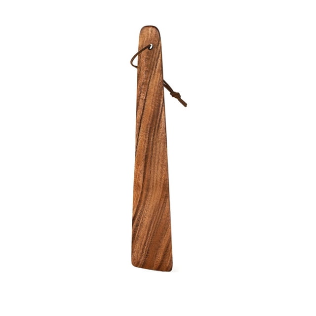 Espátula de madera diagonal para freír huevos, espátula triangular de madera