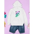 thumbnail image 3 of Panda Eating Bamboo Hoodie Juniors -Image by Shutterstock,  x-Large, 3 of 4