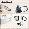 thumbnail image 3 of AutoShack Side View Mirror Power Heated | Replacement for 2014-2018 Toyota 4Runner | Driver Side | 1-PC, 3 of 5
