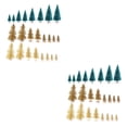 thumbnail image 1 of Monstrate 8-24PCS Navidad Pino pequeño Mini árbol Sisal Botella Cepillo Nieve Frost Árbol falso 24 trajes 2Conjunto, 1 of 6