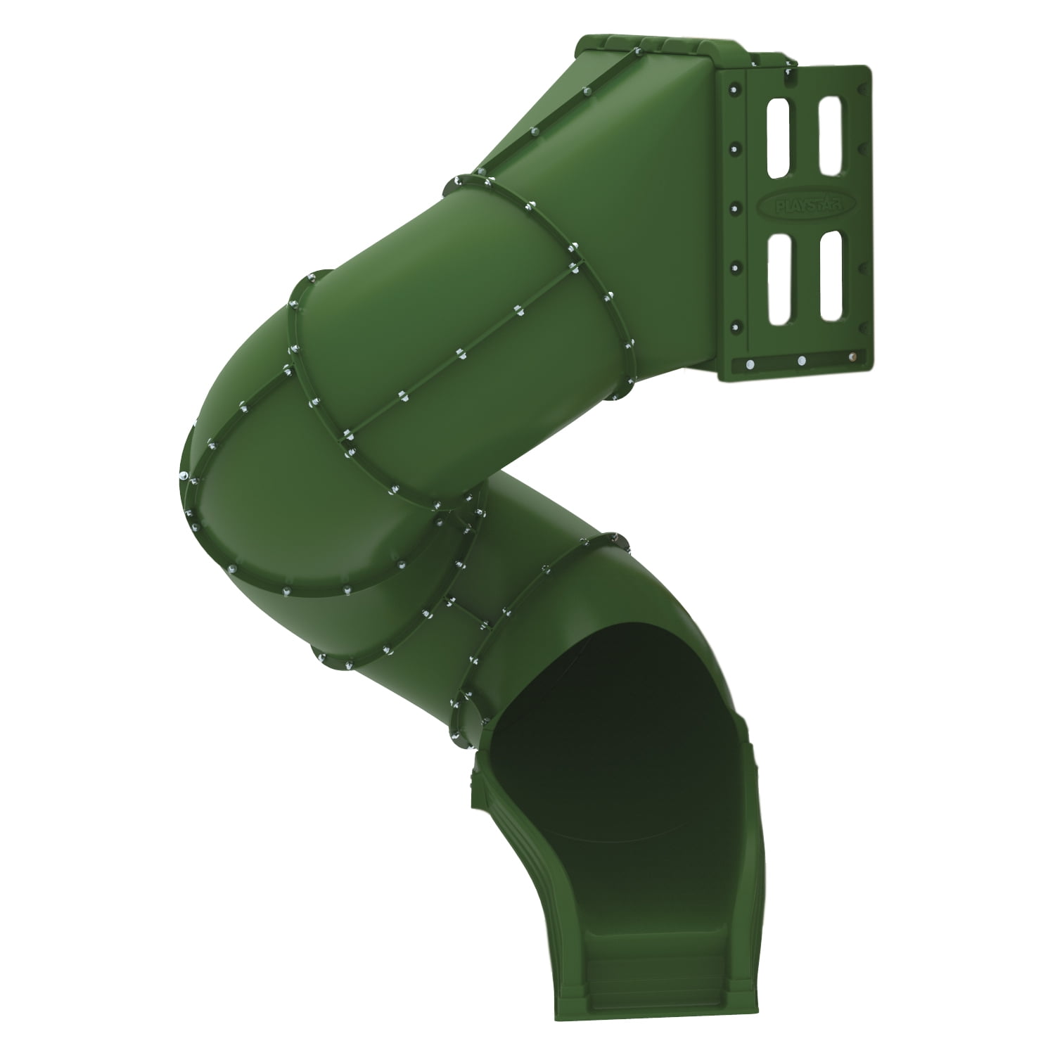 Spiral Tube Slide Green, 300 degree, 5 ft